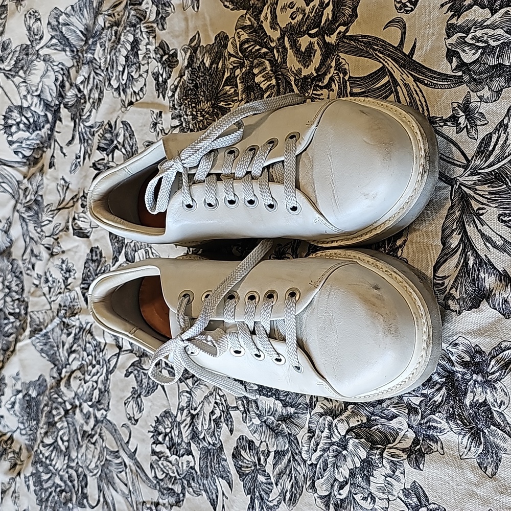 Samuel Hubbard VERY Light Blue (almost white) Sneakers Sz 6